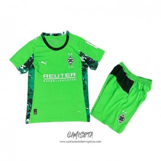 Segunda Camiseta Borussia Monchengladbach 2025-2026 Nino