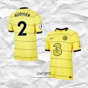Segunda Camiseta Chelsea Jugador Rudiger 2021-2022