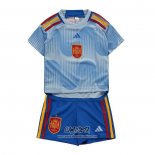 Segunda Camiseta Espana 2022 Nino