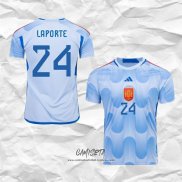 Segunda Camiseta Espana Jugador Laporte 2022