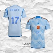 Segunda Camiseta Espana Jugador Marcos A. 2022