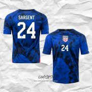 Segunda Camiseta Estados Unidos Jugador Sargent 2022
