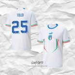 Segunda Camiseta Italia Jugador Toloi 2022