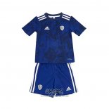 Segunda Camiseta Leeds United 2021-2022 Nino