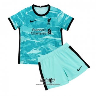 Segunda Camiseta Liverpool 2020-2021 Nino