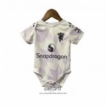 Segunda Camiseta Manchester United 2025-2026 Bebe