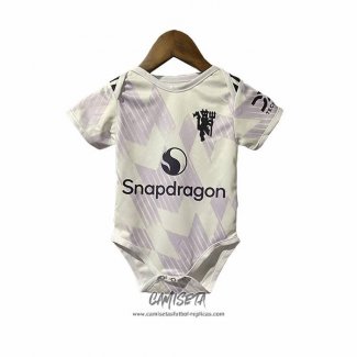 Segunda Camiseta Manchester United 2025-2026 Bebe