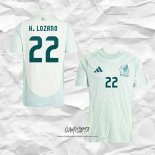 Segunda Camiseta Mexico Jugador H.Lozano 2024