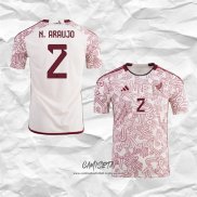 Segunda Camiseta Mexico Jugador N.Araujo 2022