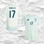 Segunda Camiseta Mexico Jugador Orbelin 2024