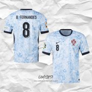 Segunda Camiseta Portugal Jugador B.Fernandes 2024