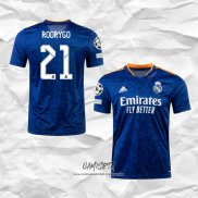 Segunda Camiseta Real Madrid Jugador Rodrygo 2021-2022