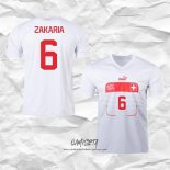 Segunda Camiseta Suiza Jugador Zakaria 2022