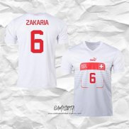 Segunda Camiseta Suiza Jugador Zakaria 2022