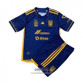 Segunda Camiseta Tigres UANL 2023-2024 Nino