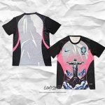 Camiseta Brasil Jesus 2026 Gris Tailandia Rosa