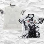 Camiseta Japon Anime 2025-2026 Negro Blanco Tailandia