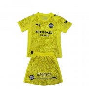 Camiseta Manchester City Portero 2025-2026 Nino Amarillo