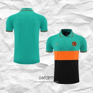 Camiseta Polo del Chelsea 2022-2023 Verde y Naranja