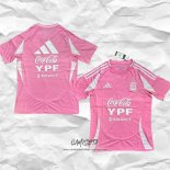Camiseta Pre Partido del Argentina 2025 Rosa