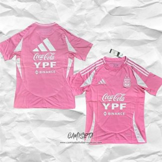 Camiseta Pre Partido del Argentina 2025 Rosa