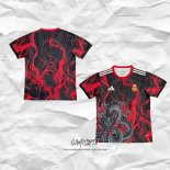 Camiseta Real Madrid Dragon 2025-2026 Rojo Negro Tailandia