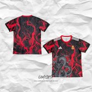 Camiseta Real Madrid Dragon 2025-2026 Rojo Negro Tailandia