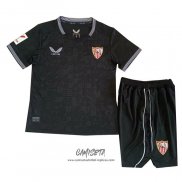 Camiseta Sevilla Portero 2023-2024 Nino Negro