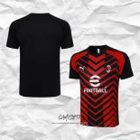 Camiseta de Entrenamiento AC Milan 2023-2024 Rojo y Negro