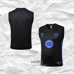 Camiseta de Entrenamiento Barcelona 2025-2026 Sin Mangas Negro Azul