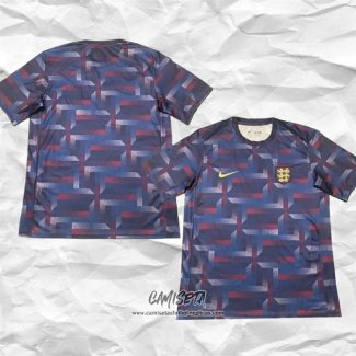 Camiseta de Entrenamiento Inglaterra 2024-2025 Azul