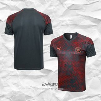 Camiseta de Entrenamiento Manchester City 2023-2024 Rojo