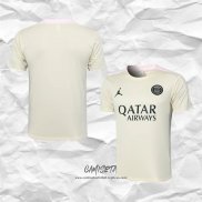 Camiseta de Entrenamiento Paris Saint-Germain Jordan 2024-2025 Amarillo