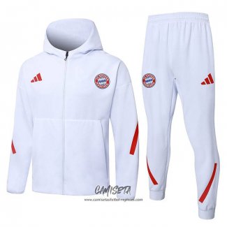 Chandal con Capucha del Bayern Munich 2025-2026 Blanco