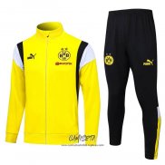 Chandal de Chaqueta del Borussia Dortmund 2023-2024 Amarillo