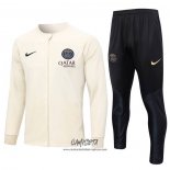 Chandal de Chaqueta del Paris Saint-Germain 2023-2024 Albaricoque