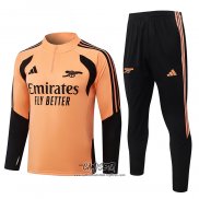 Chandal de Sudadera del Arsenal 2026-2027 Nino Naranja