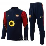 Chandal de Sudadera del Barcelona 2026-2027 Nino Azul Rojo