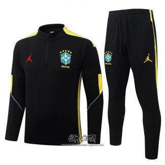 Chandal de Sudadera del Brasil 2026-2027 Amarillo Negro