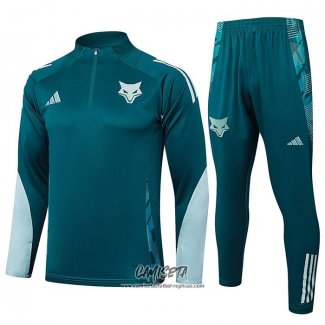 Chandal de Sudadera del Cruzeiro 2024-2025 Nino Verde