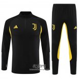 Chandal de Sudadera del Juventus 2023-2024 Nino Negro