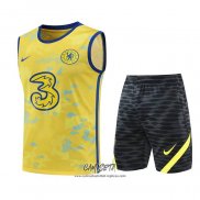 Chandal del Chelsea 22-23 Sin Mangas Amarillo