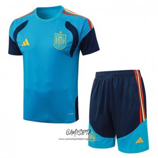 Chandal del Espana 2026-2027 Manga Corta Azul - Pantalon Corto