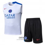 Chandal del Paris Saint-Germain 2025-2026 Sin Mangas Blanco