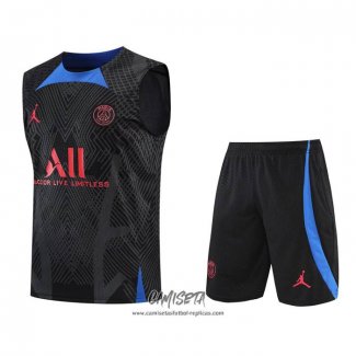 Chandal del Paris Saint-Germain Jordan 2022-2023 Sin Mangas Negro