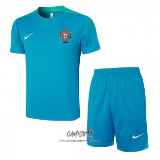 Chandal del Portugal 2024-2025 Manga Corta Verde - Pantalon Corto