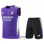 Chandal del Real Madrid 2022-2023 Sin Mangas Purpura