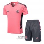 Chandal del SC Internacional 2022-2023 Manga Corta Rosa - Pantalon Corto