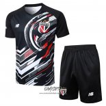 Chandal del Sao Paulo 2025-2026 Manga Corta Negro - Pantalon Corto