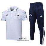 Conjunto Polo del Cruzeiro 2023-2024 Blanco